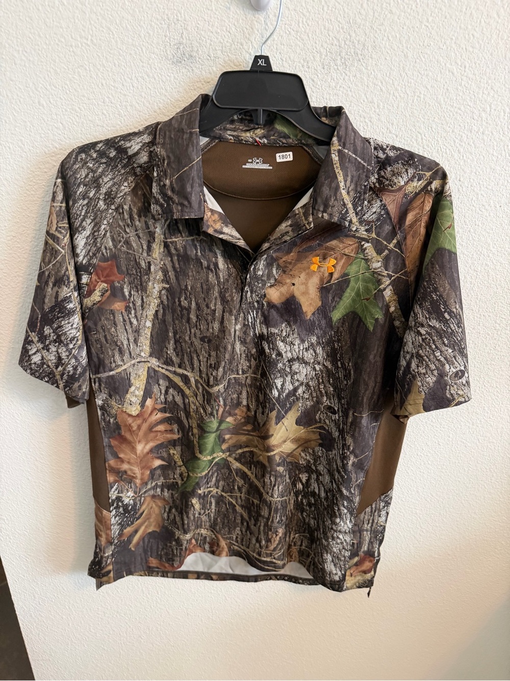 Under Armour Men’s Realtree Camo Polo - Brown/Green